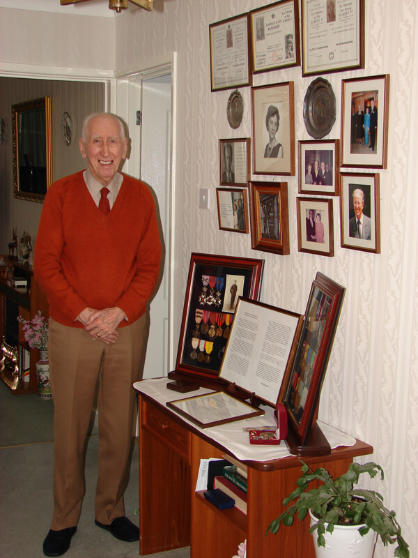 Photo Of David Bruce With A Small Part Of Lucie Vanosmael's  Awards